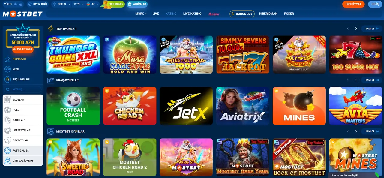 Пополнение и вывод в Mostbet — платёжные методы